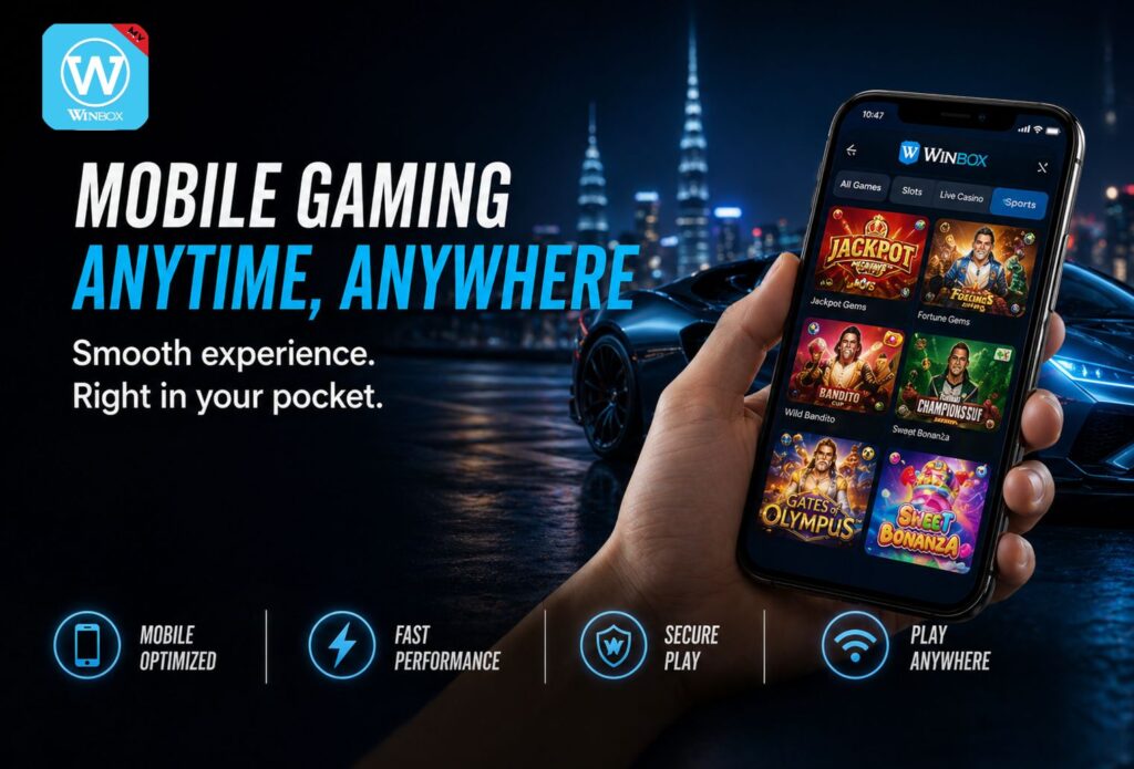 Close-up of Winbox APK interface