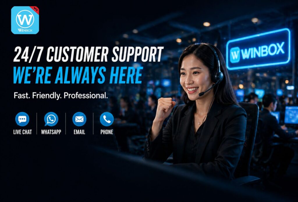 winbox customer service serving players 24/7